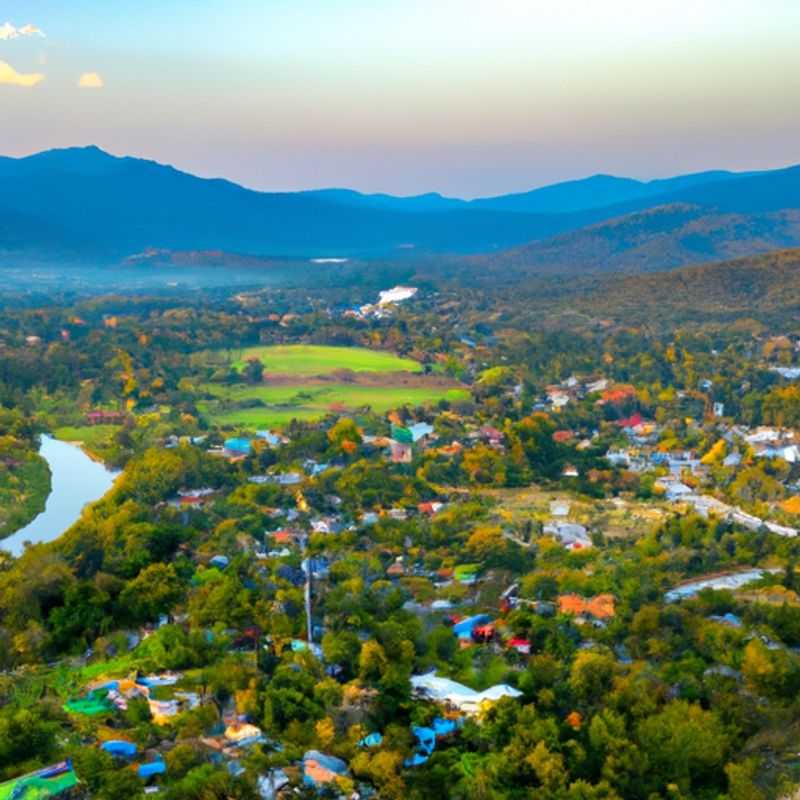 Visite de la ferme Santichon à Pai, en Thaïlande, à l'automne