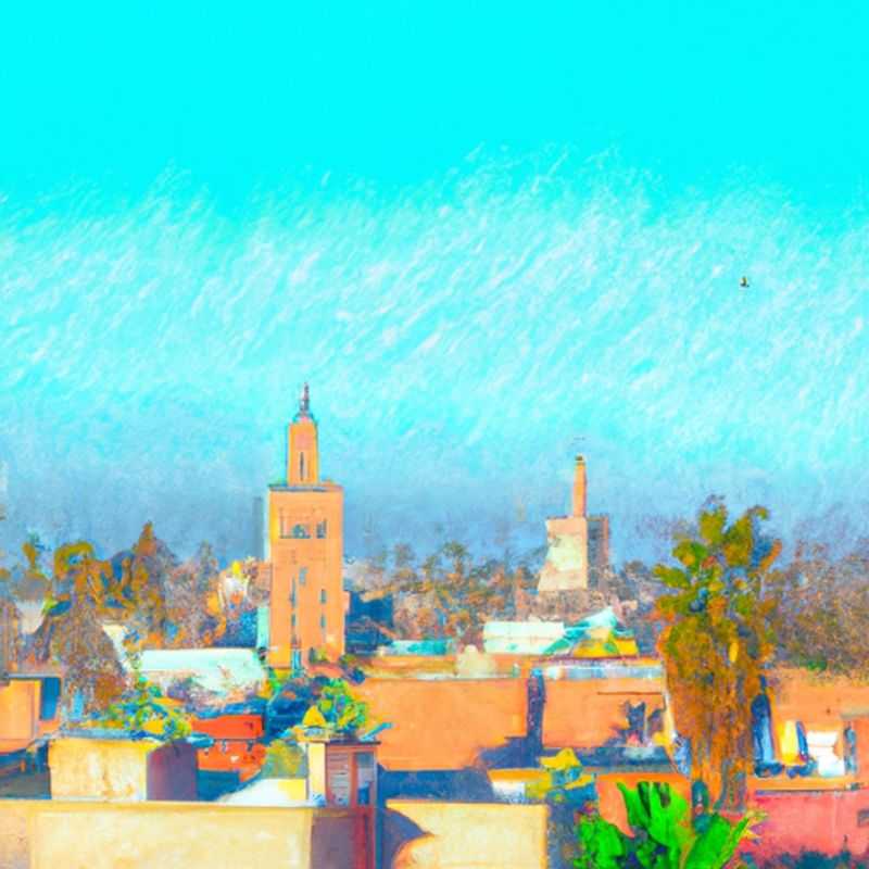 Cuatro nómadas digitales sumergidos en el vibrante zoco de Marrakech, Marruecos, durante su escapada de 3 días en invierno, explorando los tesoros ocultos y la rica cultura de la exótica ciudad roja.
