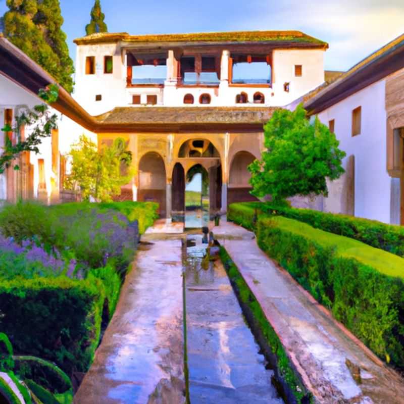 A Regal Stroll Through Alhambra's Springtime Splendor: Where History and Nature Dance