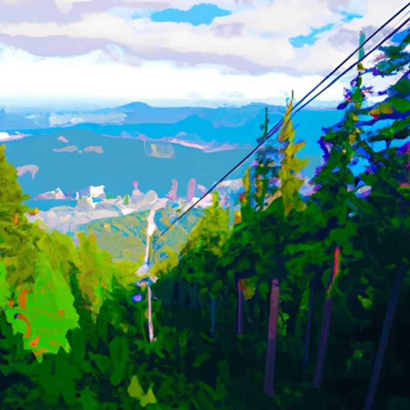 Détente au spa Scandinave dans Grouse Grind, Vancouver, Canada à l'automne