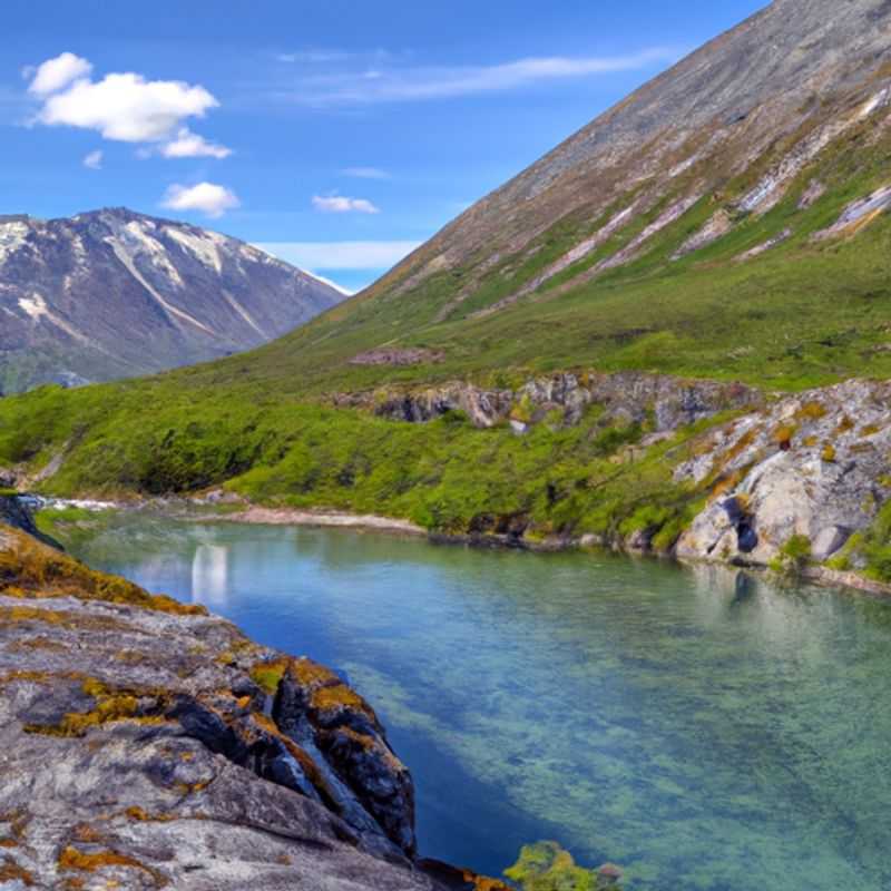 A group of four intrepid hikers traverse the rugged Chilkoot Trail, a historic 33-mile path that winds through the breathtaking landscapes of Alaska and Canada, during their adventurous 24-hour summer expedition.