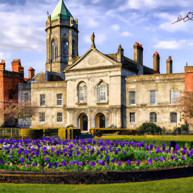 Visite du Trinity College à Dublin en hiver