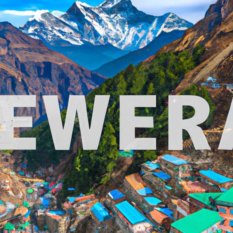 Visite du marché de Namche Bazar lors du trek du camp de base de l'Everest au Népal au printemps