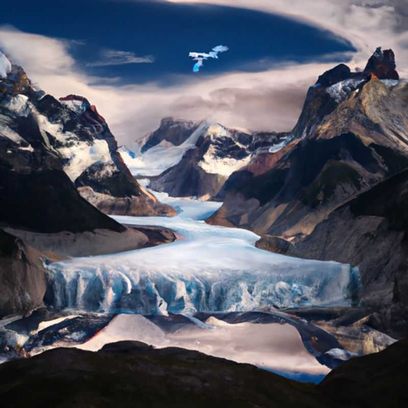 Randonnée sur le circuit W in Torres del Paine, Chili en automne