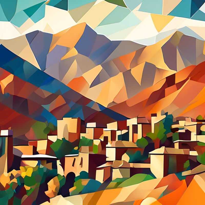 Six nomades digitaux, formant un groupe de voyageurs bien-être, se réjouissent du sommet majestueux du Toubkal, point culminant de l'Afrique du Nord, lors de leur retraite de deux semaines au Maroc entre l'été et l'automne.