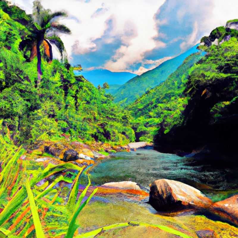 Une randonnée dans la jungle jusqu'à la cité perdue de Colombie, entre l'été et l'automne
