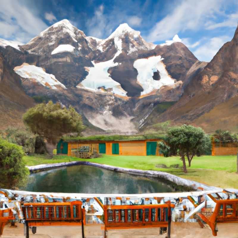 Visita a la Ciudad de Caraz en el Santa Cruz Trek, Perú durante el otoño