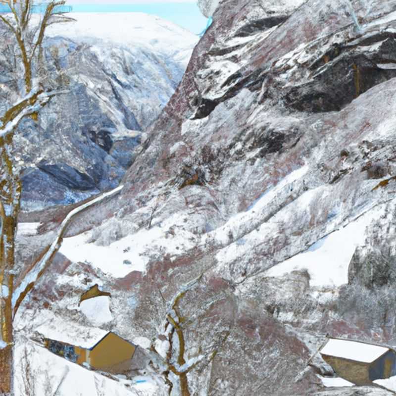 Une voyageuse solo et nomade numérique contemple la beauté hivernale saisissante de la vallée d'Aurlandsdalen, en Norvège, lors de son séjour de deux semaines en solitaire.