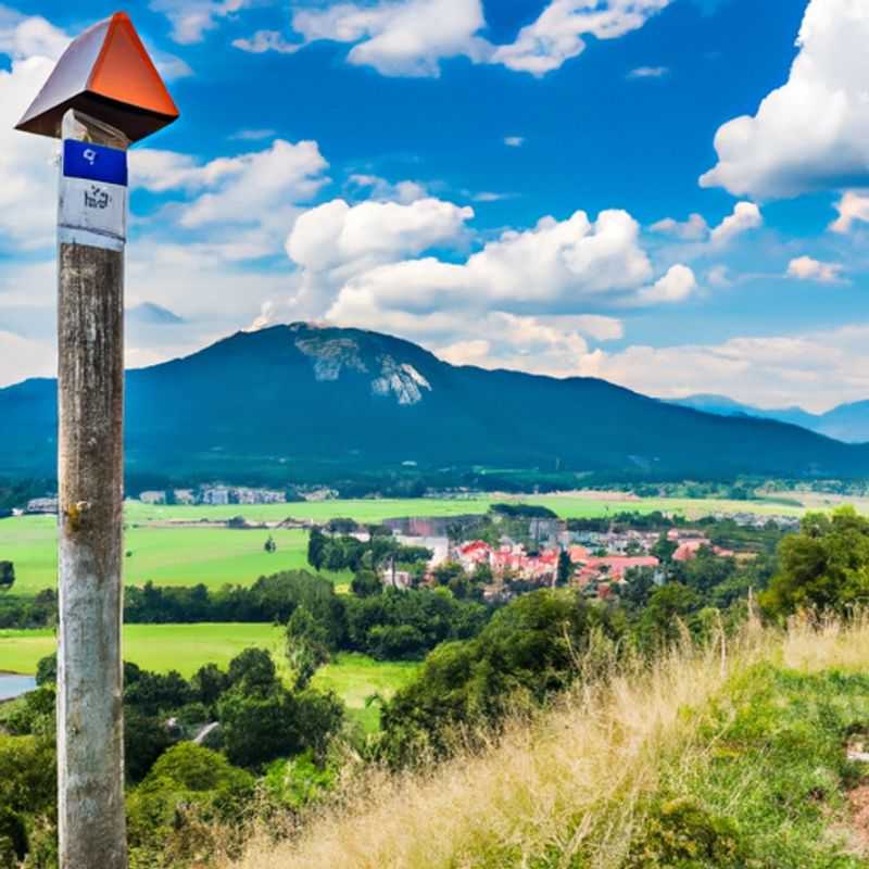Solo traveler embarking on an invigorating 2-week adventure along the iconic Heilbronner Weg, a breathtaking trail traversing the majestic Zugspitze massif in Germany, during the vibrant transition between summer and fall.
