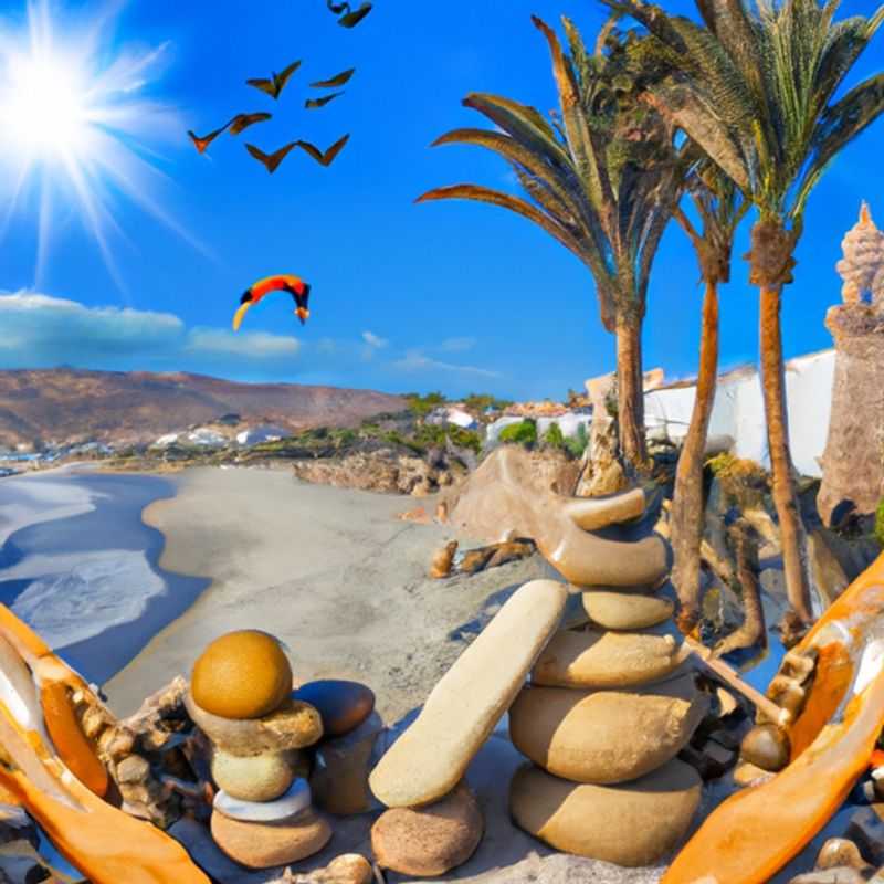 Visita al zoco de Agadir en Taghazout, Marruecos, durante la primavera