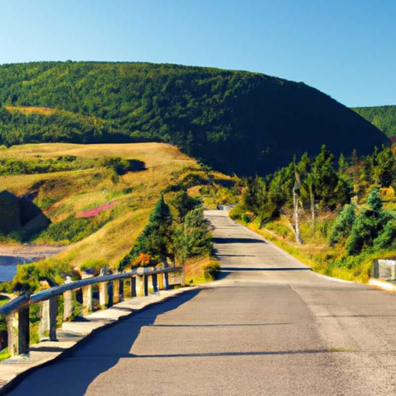 Un couple de nomades numériques profitant de la beauté automnale de l'île du Cap-Breton, au Canada, lors de leur escapade de deux semaines.