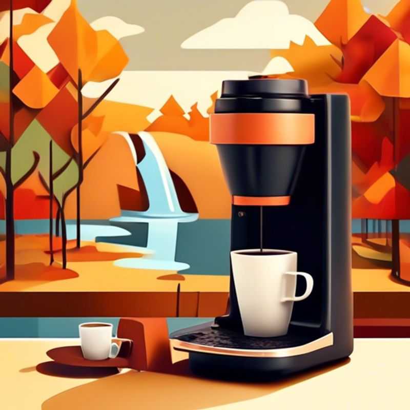 Una cafetera portátil, perfecta para preparar café fresco mientras viajas o acampas.
