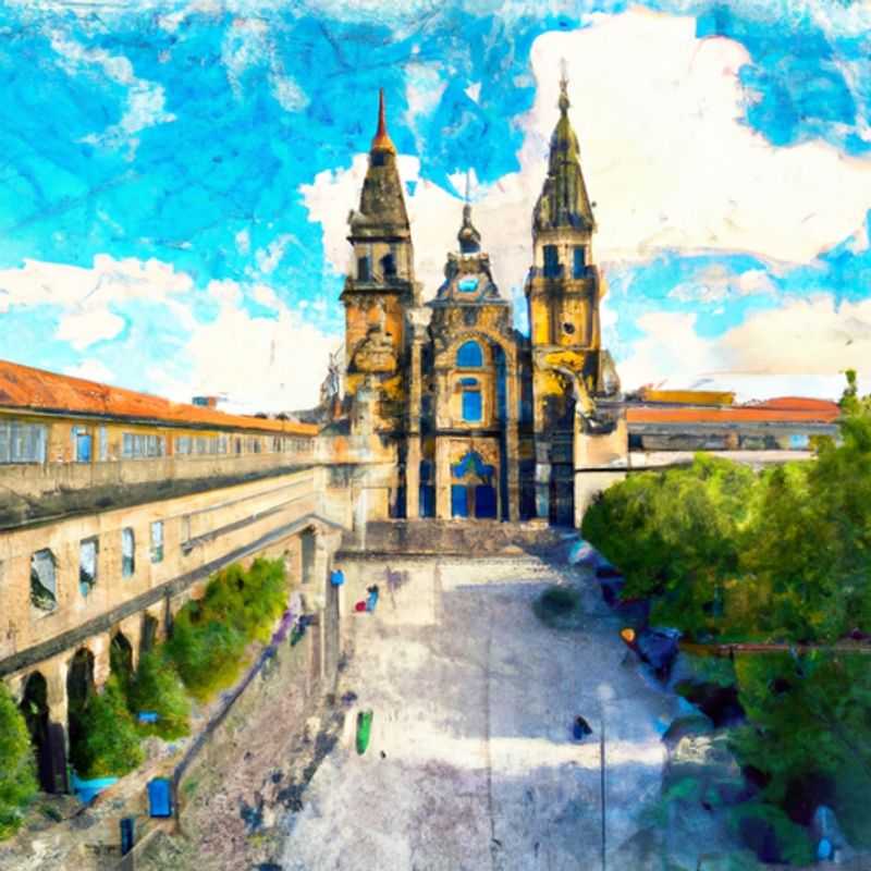La Cathédrale de Saint-Jacques-de-Compostelle : un trésor architectural à découvrir en automne