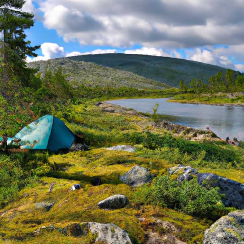 Visite du Parc national d'Abisko dans le Fjällräven Classic, Suède, au printemps