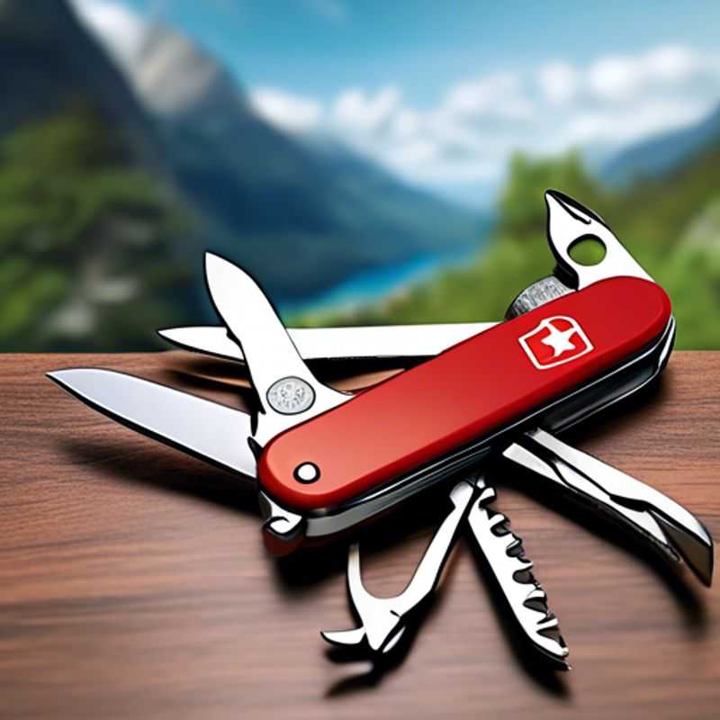 A versatile multi-tool with various blades and tools.