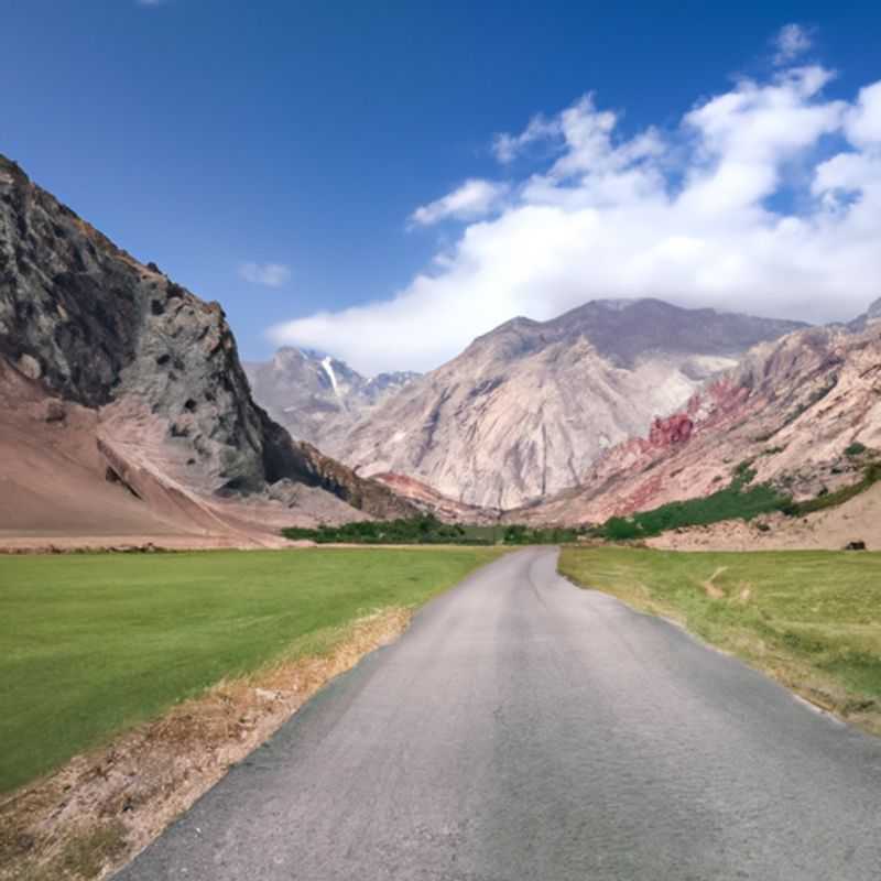 Visita a la meseta de Pamir en la autopista del Pamir, Asia central, en invierno