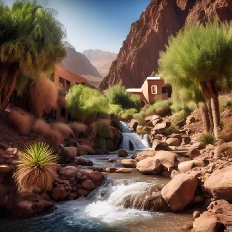 Descubre el sitio Patrimonio de la Humanidad de Ait Benhaddou en las montañas del Atlas, Marruecos, durante el invierno