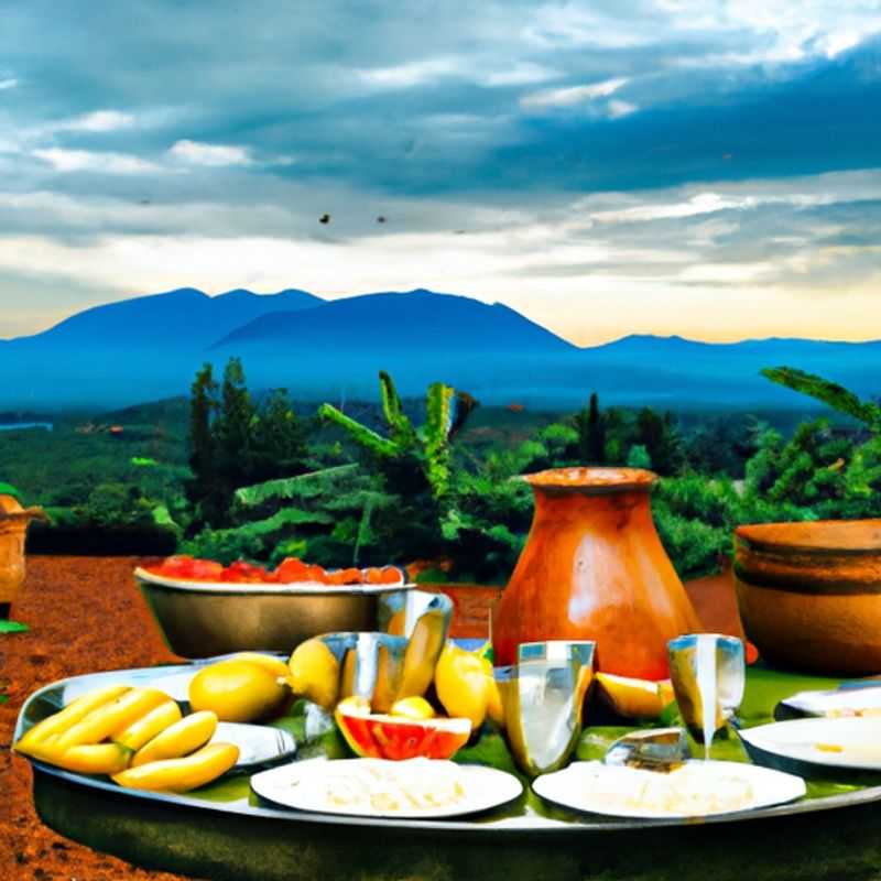 Dégustation de café à la ferme dans les montagnes de la Lune, en Ouganda, à l'automne