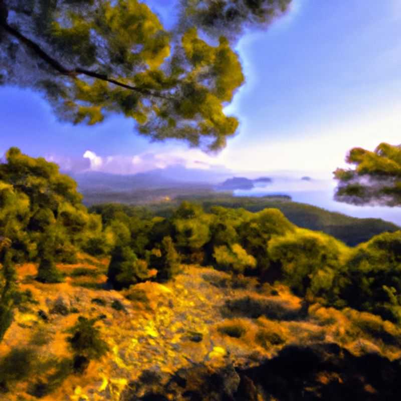 Cuatro senderistas recorren el sendero de Licaonia, Turquía, un pintoresco camino costero que ofrece vistas impresionantes del mar Mediterráneo y las antiguas ruinas licias, durante su aventura de 5 días en primavera.