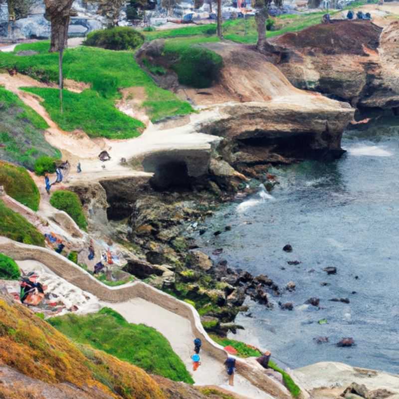 Four digital nomads embracing the vibrant spirit of San Diego, California, USA, on their 3-week spring sojourn, finding inspiration in the city's bustling tech scene and charming coastal ambiance.