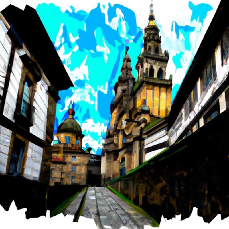 A group of four intrepid hikers traverse the snow-covered Camino de Santiago in Spain, their footsteps echoing through the hushed winter landscape, on their 24-hour pilgrimage to Santiago de Compostela.