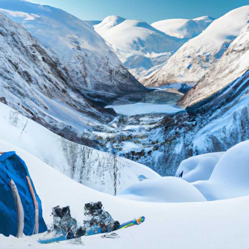 Observation des aurores boréales dans la vallée d'Aurlandsdalen&#44; en Norvège&#44; en hiver
