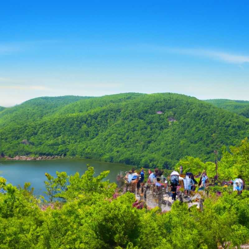 Observation des étoiles, au sommet de Bear Mountain