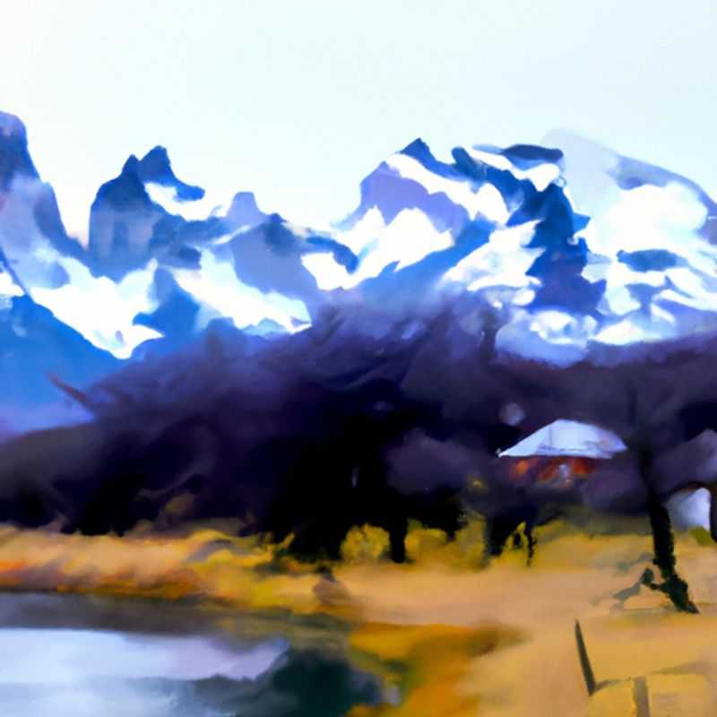 Un voyageur solo admirant la splendeur hivernale du W-Trek au cœur du parc national Torres del Paine au Chili, lors d'une escapade de 3 jours en immersion dans la nature sauvage.
