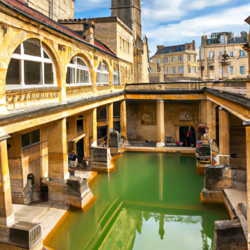 Una imagen del impresionante Royal Crescent de Bath, Inglaterra, tomada durante un recorrido de verano de dos semanas para seis personas por esta hermosa ciudad del Reino Unido.