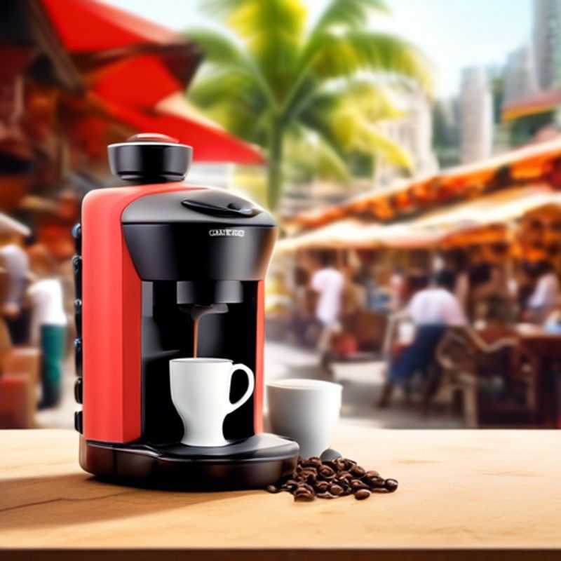 Explora calles estrechas y descubre tiendas escondidas de comida especial: Una aventura con tu cafetera portátil en otoño