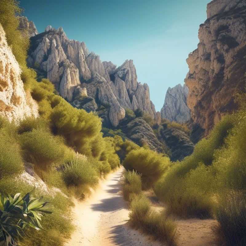 Cuatro nómadas digitales disfrutando de la impresionante belleza de El Camino del Cares en España, rodeados de paisajes primaverales, durante su aventura de una semana como viajeros románticos.