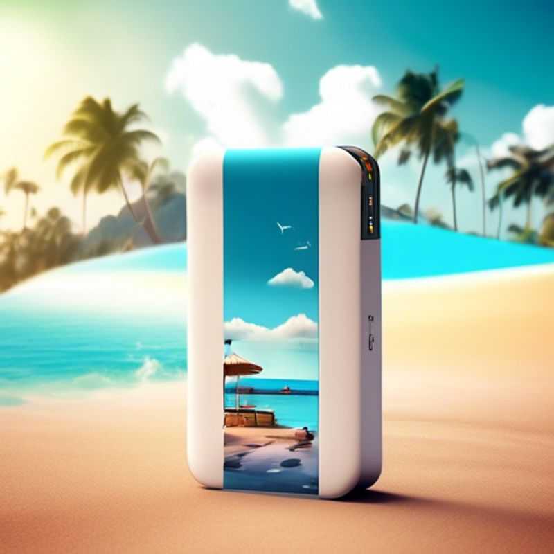 Une banque d'alimentation ou un chargeur portable pour vos aventures numériques.