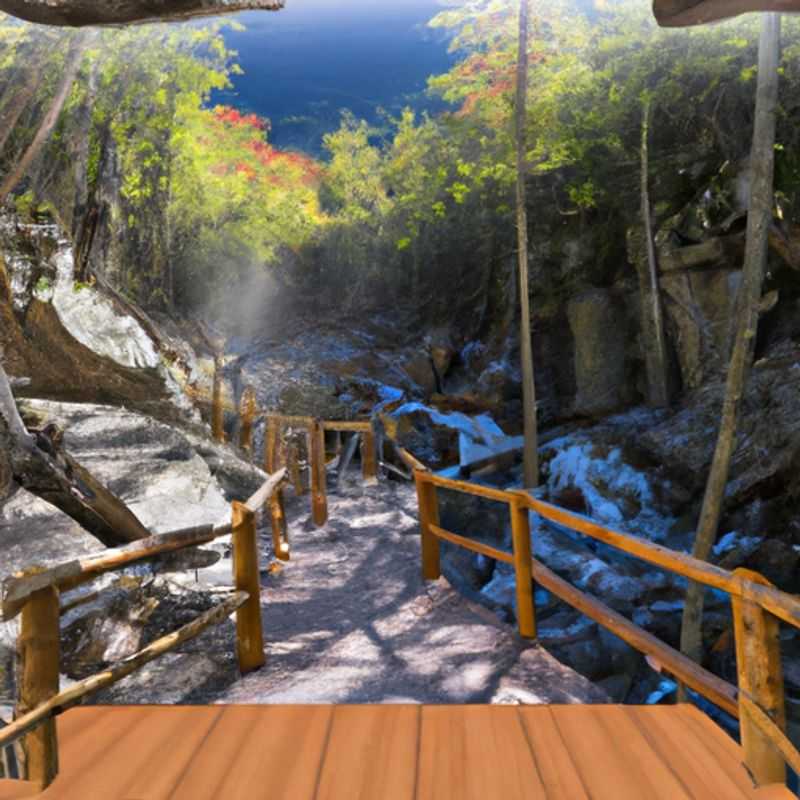 Visite du parc d'état de Crawford Notch dans les Montagnes Blanches, New Hampshire, États-Unis en été