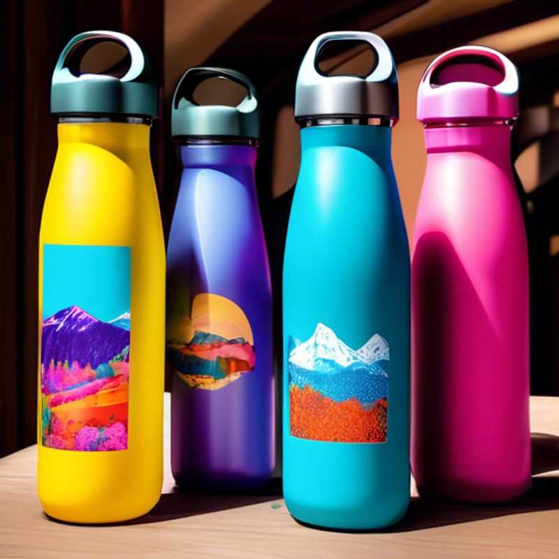 Dos botellas de agua reutilizables, una de acero inoxidable y otra de vidrio, listas para hidratarte de forma sostenible. ¡Elige la que mejor se adapte a tu estilo de vida!