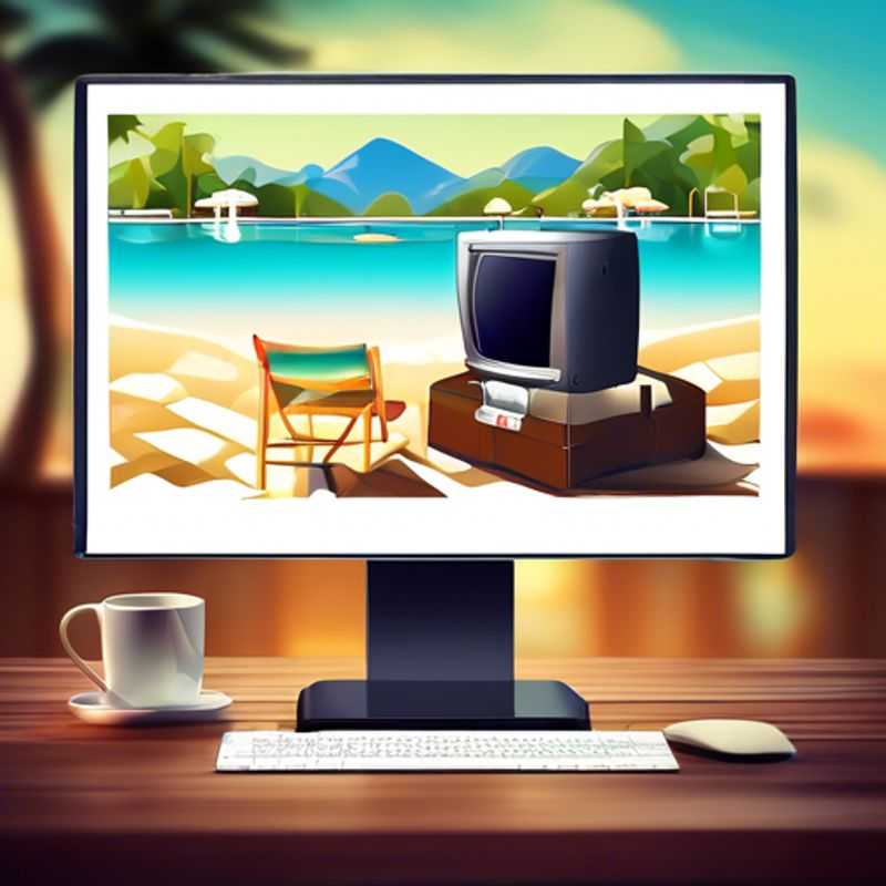 Monitor portátil para trabajar desde cualquier lugar.