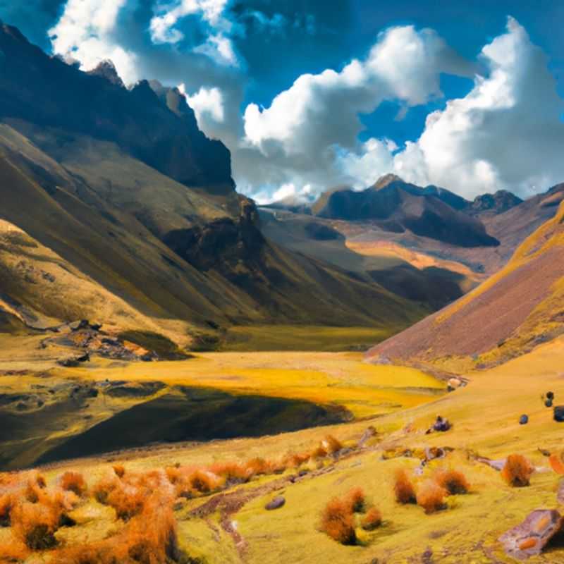 Visita a las aguas termales de Lares en Lares Trek, Perú en primavera
