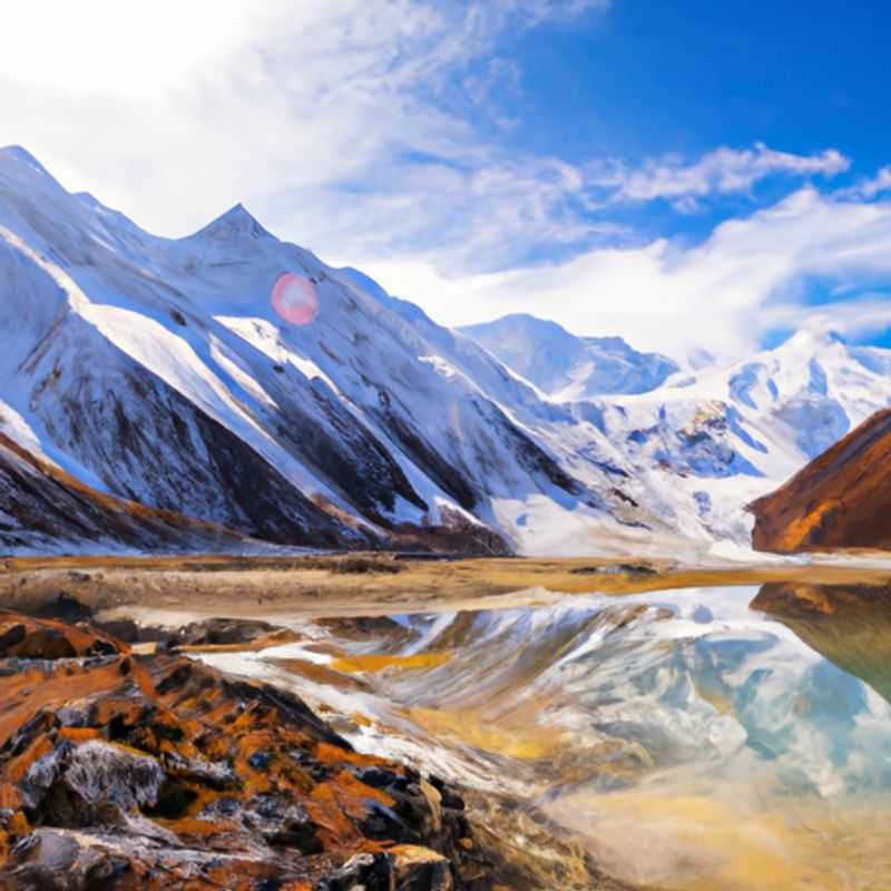 Visite du camp de base du Manaslu pendant le circuit du Manaslu au printemps