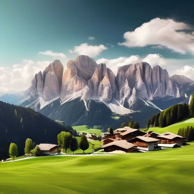 Quatre nomades numériques explorant les paysages époustouflants des Dolomites, en Italie, pendant leur voyage de deux semaines entre l'hiver et le printemps, tout en profitant des activités du festival.