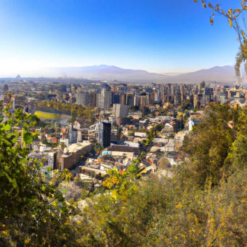 Quatre personnes profitant de l'effervescence printanière de Santiago, Chili, lors de leur escapade de 5 jours, découvrant les charmes de cette ville animée.