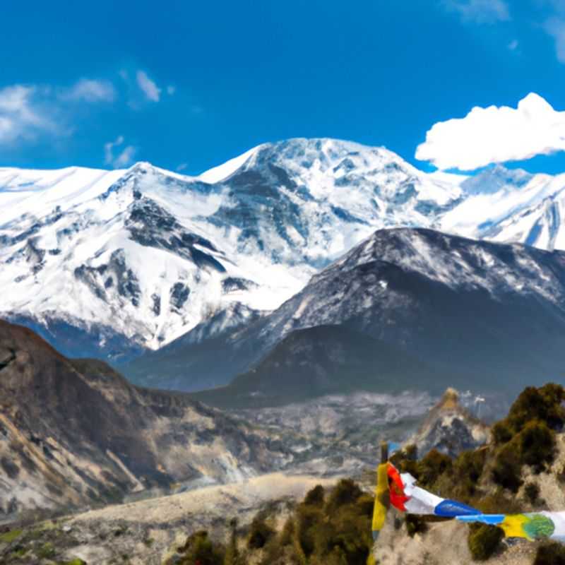 Four intrepid hikers traversing the breathtaking Annapurna Circuit in Nepal, surrounded by the majestic Himalayas, during their exhilarating 24-hour spring adventure.