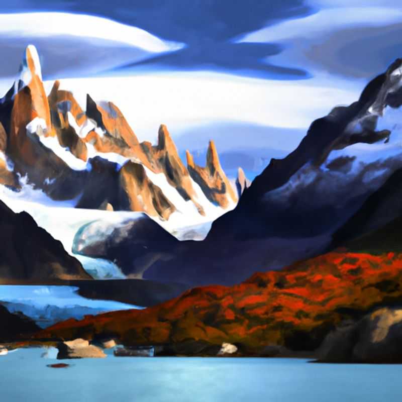 Visite du Mont Fitz Roy en Patagonie, Argentine et Chili en hiver