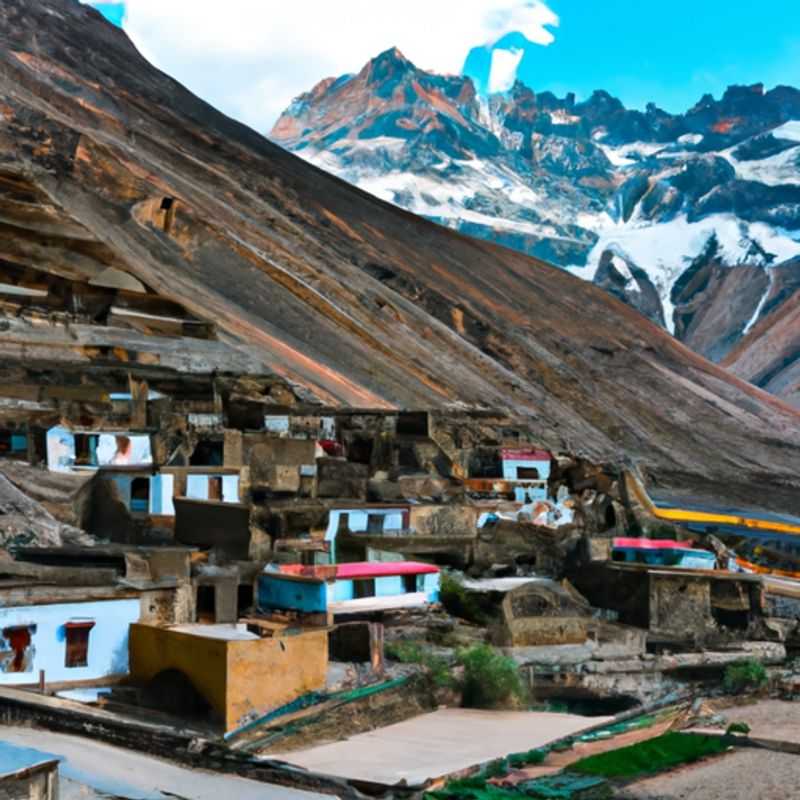 Visite du monastère de Key lors du trek dans la vallée de Spiti, en Inde, au printemps