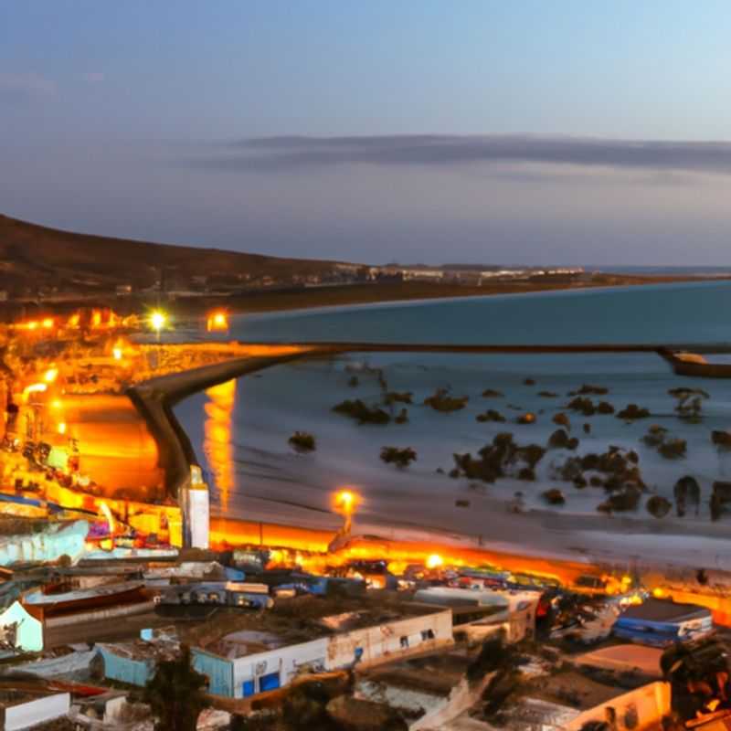 Cena en el restaurante Dar Josephine en Taghazout, Marruecos, durante la primavera