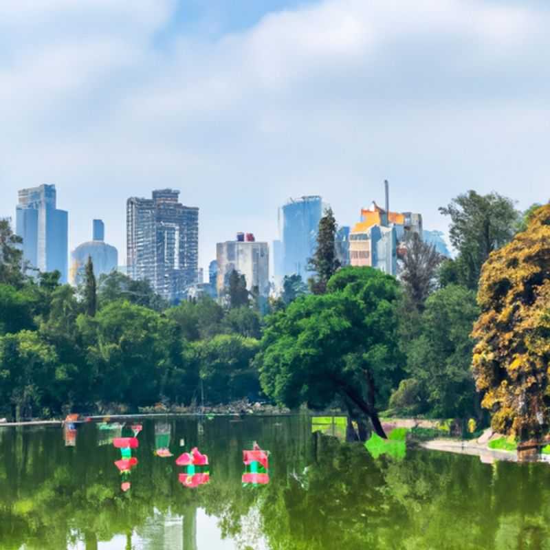 Una familia feliz explora la vibrante Ciudad de México durante su escapada de primavera de 5 días, maravillándose con la icónica arquitectura y la rica cultura de la capital mexicana.
