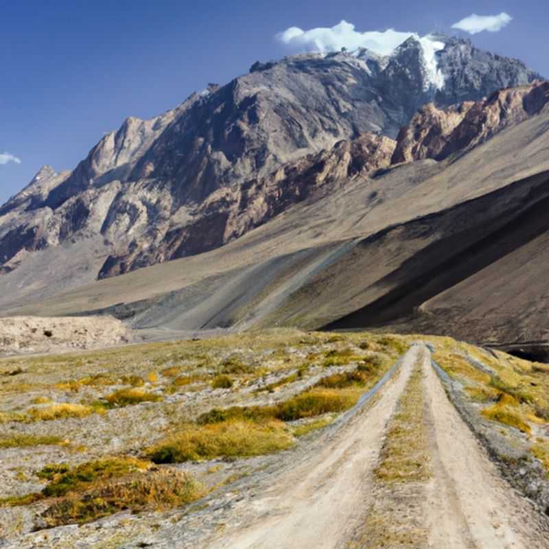Stargazing in the Remote Wilderness of Pamir Mountains, Tajikistan, between Winter and Spring
