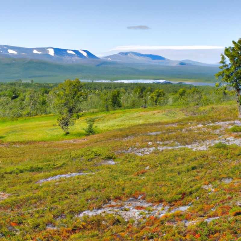 Observation de la faune locale dans le Fjällräven Classic, en Suède au printemps