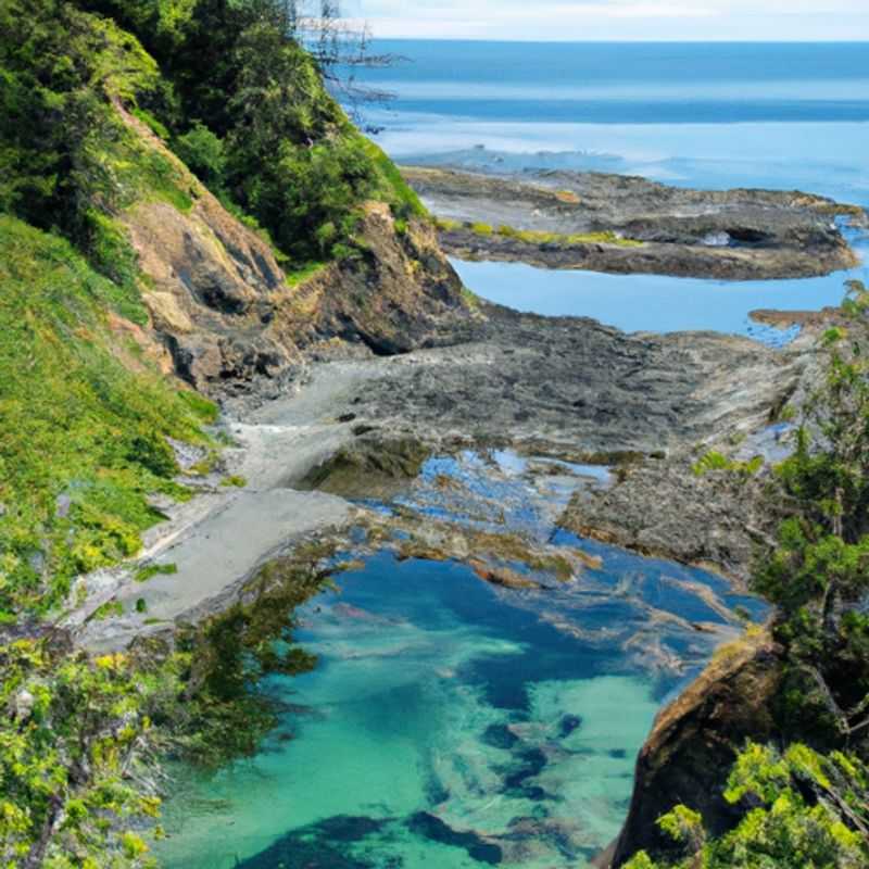 Fotografía de la naturaleza en Sombrio Beach en el sendero Juan de Fuca, Canadá durante el invierno