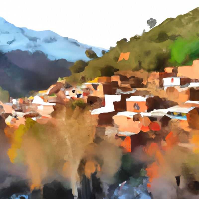 Randonnée dans la Vallée de l'Ourika au Printemps au cœur des Montagnes de l'Atlas au Maroc
