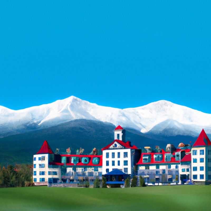 Un couple de nomades numériques contemple les majestueux White Mountains du New Hampshire, aux États-Unis, lors de leur escapade estivale de 4 jours, immergé dans la beauté saisissante de la nature.