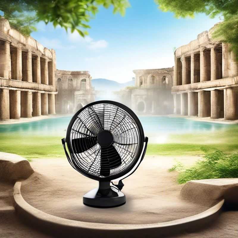 Dos ventiladores recargables portátiles, ideales para mantenerse fresco en casa, al aire libre o durante viajes.